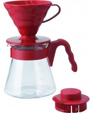 Набор пуровер для заваривания кофе Hario V60 02 на 1-4 чашки 