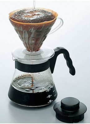 Набор пуровер для заваривания кофе Hario V60 02 на 1-4 чашки 