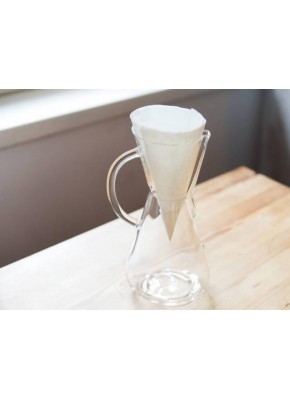 Фильтры Chemex для 3-х чашек, круглые, белые 100 штук 