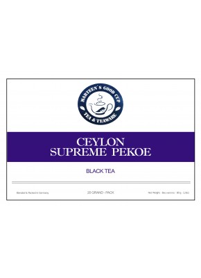 Ceylon supreme pekoe ( Цейлон Суприм Пекое )