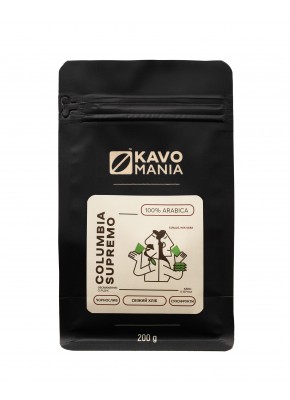 Кофе ТМ Kavomania Columbia Supremo 200 г